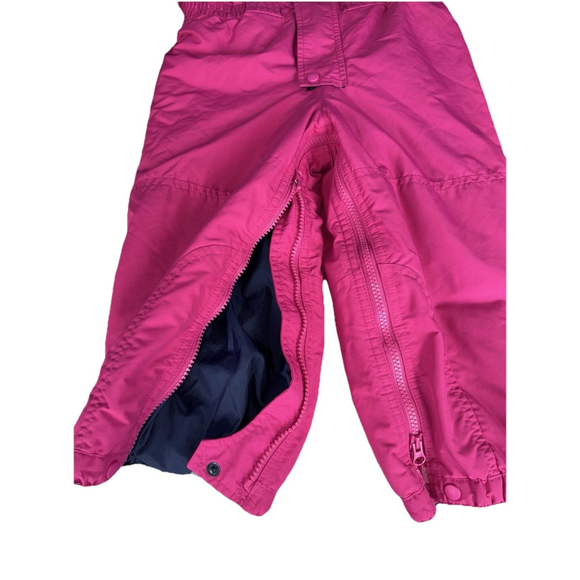 Lands' End Kids Pink & Navy Blue Squall Waterproof Insulated Snowsuit Size 4T A1 - Picture 2 of 6